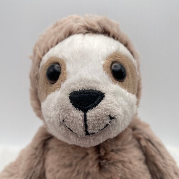 Kinder Sloth 10" Plush Brown Soft Fluffy Stuffie (SKU: 443TO) - Picture 4 of 9